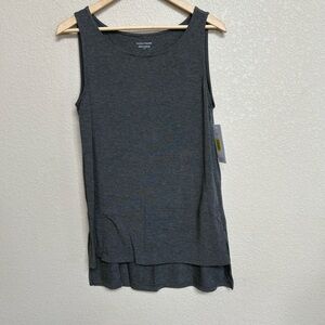 Eileen Fisher NWT Ash Gray Tencel Stretch Jersey Tank Top Size S